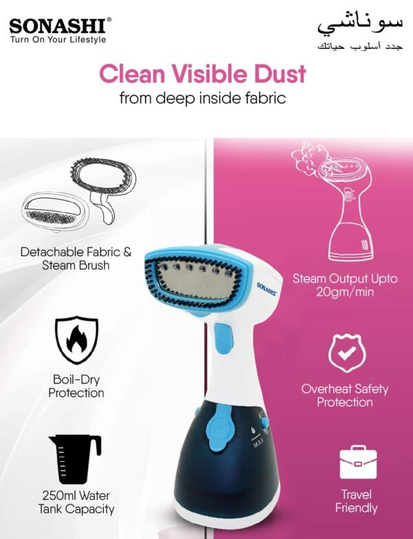 ⁦مكواة البخار من صوناشي (Défroisseur Vapeur sonashi - SGS-315)⁩ - الصورة ⁦6⁩